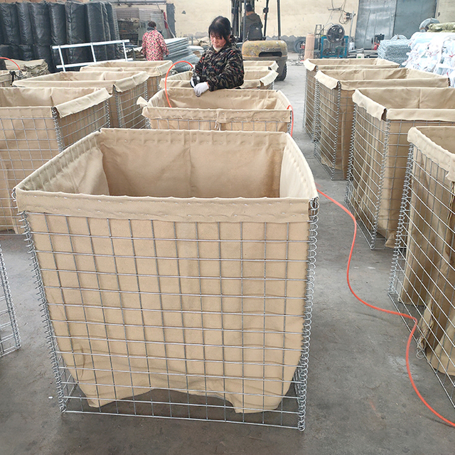 Barrera defensiva galvanizada del panel de malla soldada MIL3 para la pared militar de la explosión