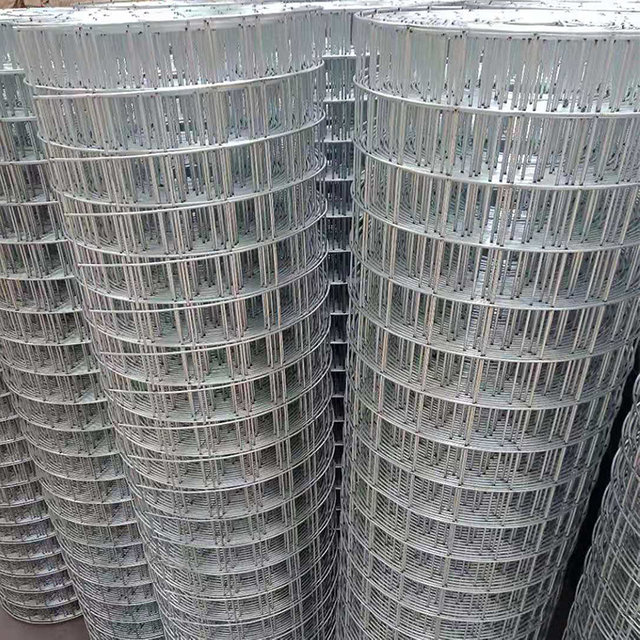 Rollos de malla de alambre soldado galvanizado con recubrimiento en polvo de PVC para cerca